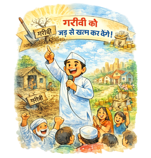 Poverty eliminated from its roots.